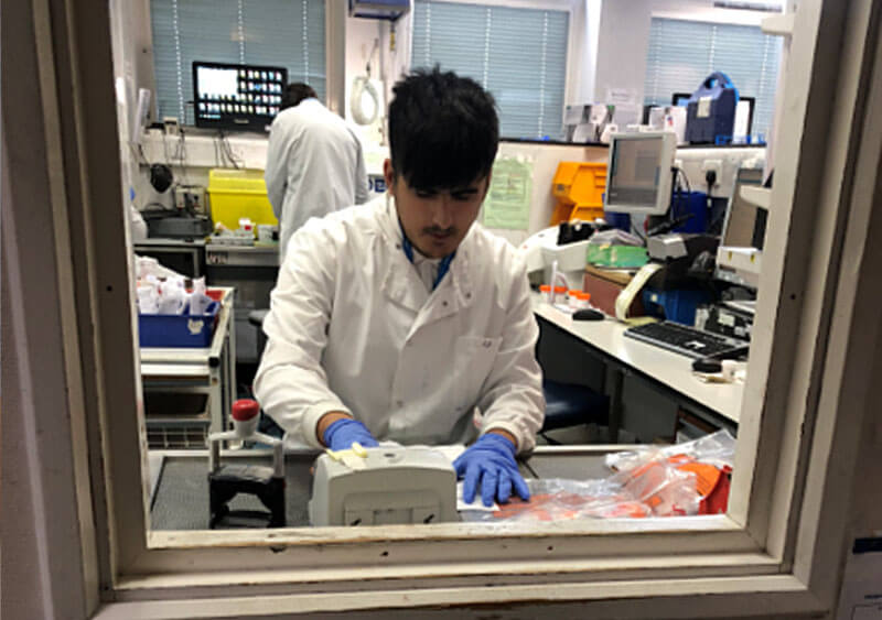 supportedemployment2 A person working in a laboratory